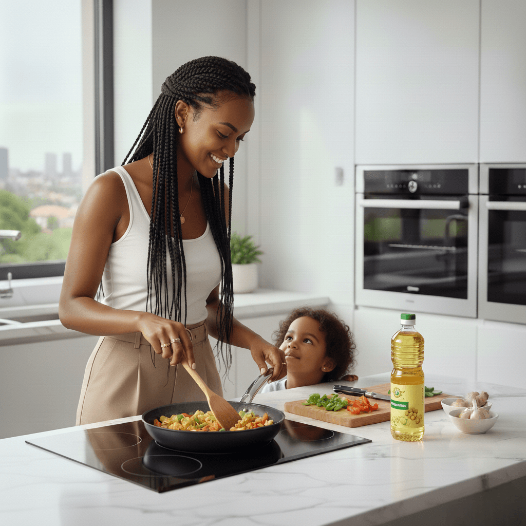 Premium crude soybean oil for refineries and food processing